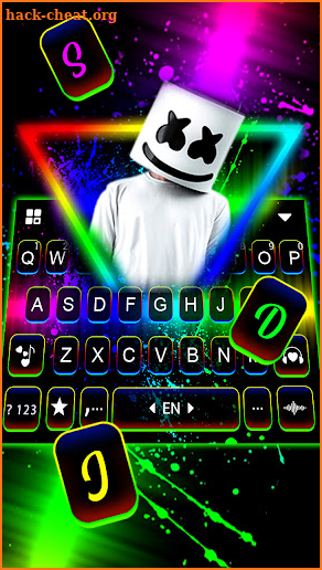 Triangle Neon DJ Themes screenshot