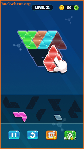 Triangle Tangram Puzzle Legend screenshot