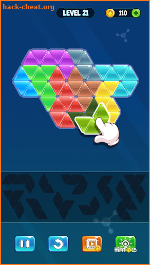 Triangle Tangram Puzzle Legend screenshot