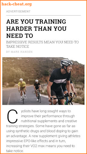 Triathlete Magazine screenshot