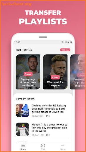 Tribuna Transfers – Soccer rumors and news 2019 screenshot