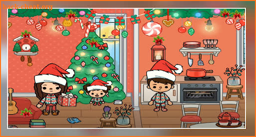 Tricks Toca Life World town christmas screenshot