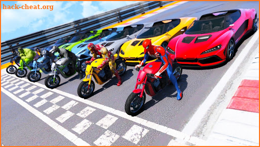 Tricky Bike Stunt Spider Superhero Bike GT Racing screenshot