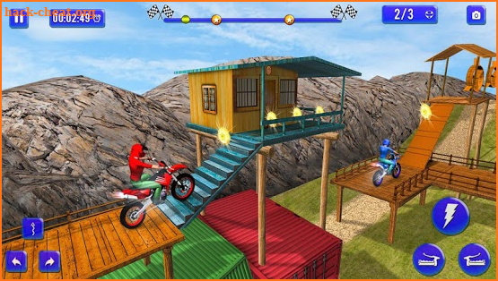 Tricky Bike Trail Rivals screenshot