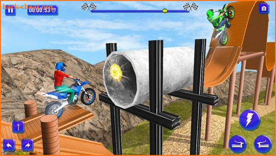 Tricky Bike Trail Rivals screenshot