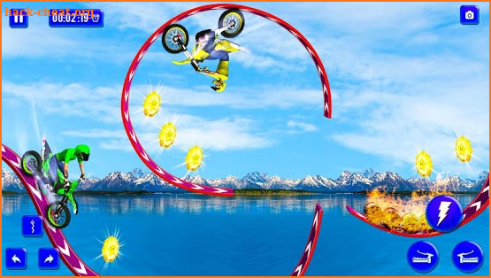 Tricky Bike Trail Rivals screenshot