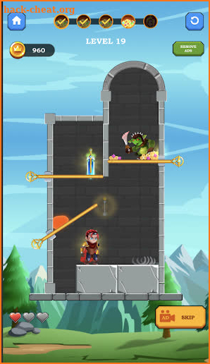 Tricky Rescue Pin screenshot