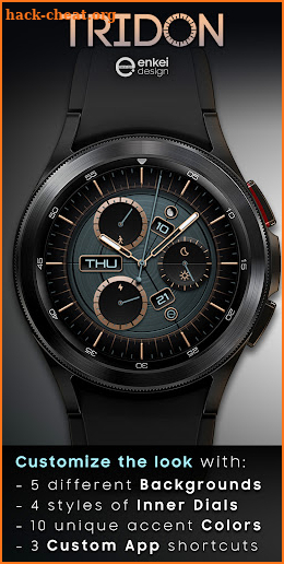 TRIDON - watch face screenshot