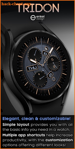 TRIDON - watch face screenshot