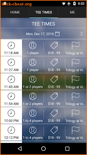 Trilogy at Vistancia Tee Times screenshot