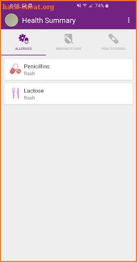 Trinity Health MyChart screenshot