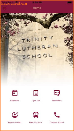 Trinity Lutheran Springfield screenshot