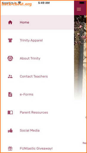 Trinity Lutheran Springfield screenshot