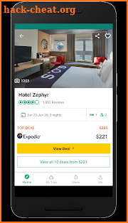 TripAdvisor Hotels Flights Restaurants Attractions screenshot