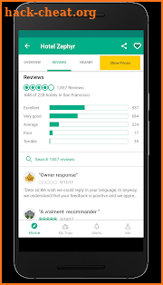TripAdvisor Hotels Flights Restaurants Attractions screenshot