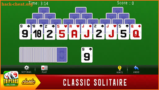 TriPeaks Solitaire Classic - Challenging card game screenshot