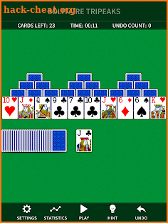 TriPeaks Solitaire Pro screenshot