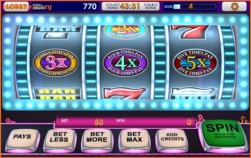 Triple 777 Deluxe Classic Slots screenshot