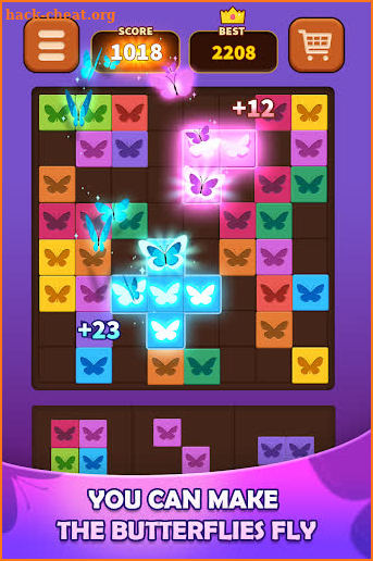 Triple Butterfly: Match 3 combine Block Puzzle screenshot