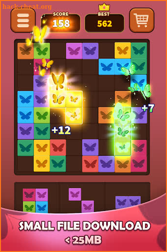 Triple Butterfly: Match 3 combine Block Puzzle screenshot