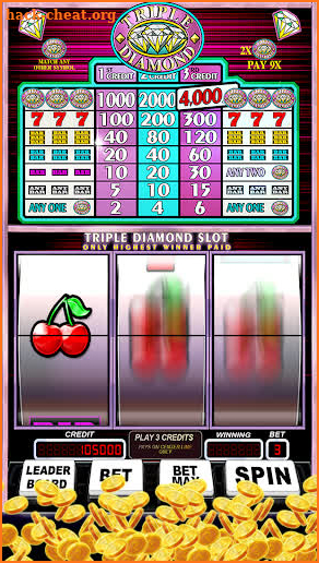 Triple Pay Diamond Slot screenshot