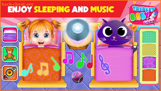 Triplet Chic Baby Care Games screenshot