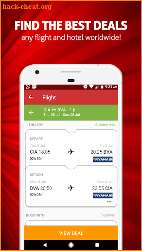 Trippa - The Scanner for Flights & Hotels Online screenshot