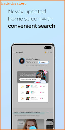 TriPriend : Meet Korean & internationl friends screenshot