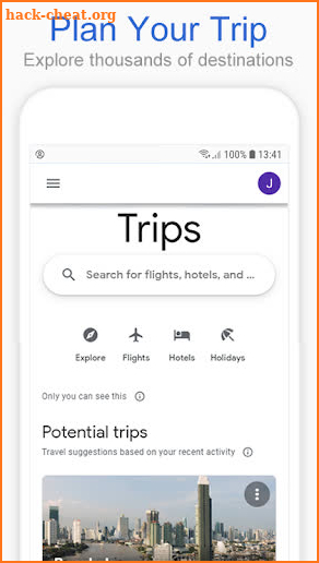 Trips - Travel Planner for Google screenshot