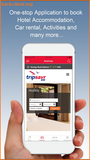 tripsavr 2.0 screenshot