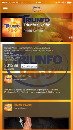 Triunfo 96.9 FM screenshot