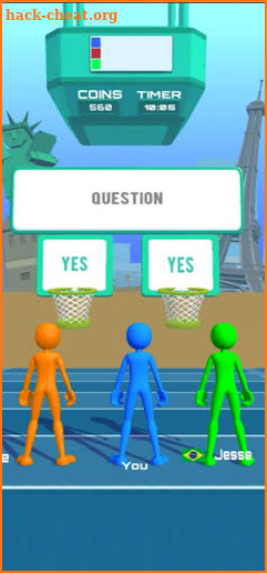 Trivia dunk 3d screenshot