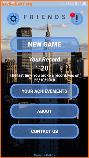 Trivia "Friends" screenshot