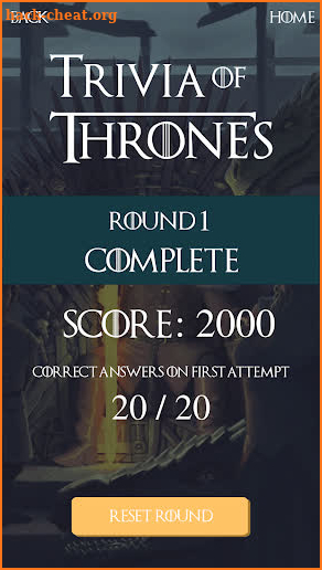 Trivia of Thrones - GOT Multiple Choice Questions screenshot