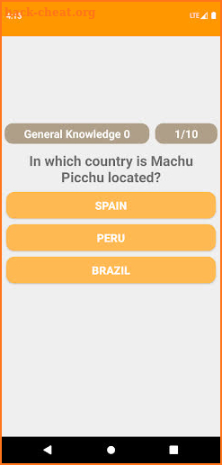 Trivia Questions screenshot