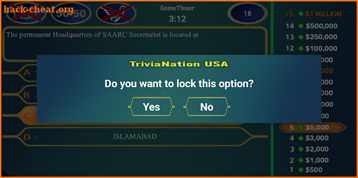 TriviaNation USA screenshot