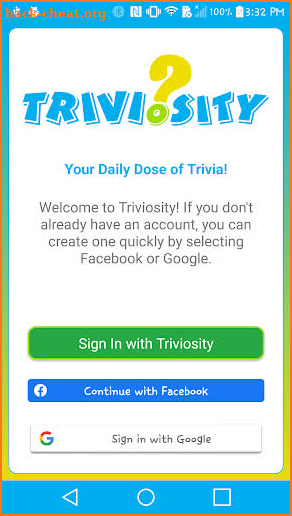 Triviosity screenshot