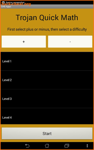 Trojan Quick Math screenshot