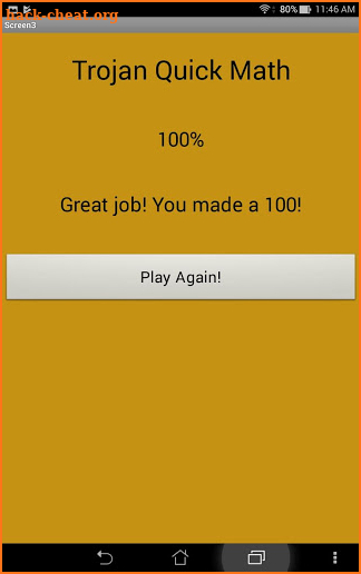 Trojan Quick Math screenshot