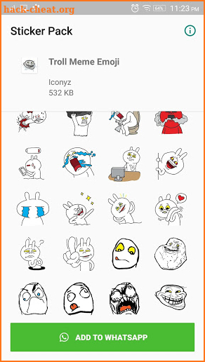 Troll Meme Emoji for WhatsApp screenshot