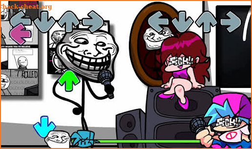 Trollface Friday Night Trollge Simulator Mod screenshot