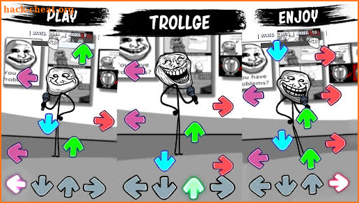 Trollge vs FNF: Troll Face Friday Night Funkin Mod screenshot