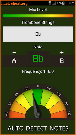 Trombone Tuner Free screenshot