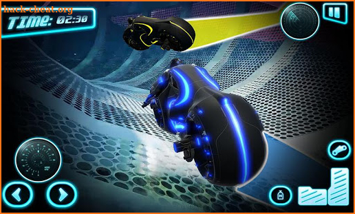 Tron Bike Stunt Racing 3d Stunt Bike Racing Games screenshot