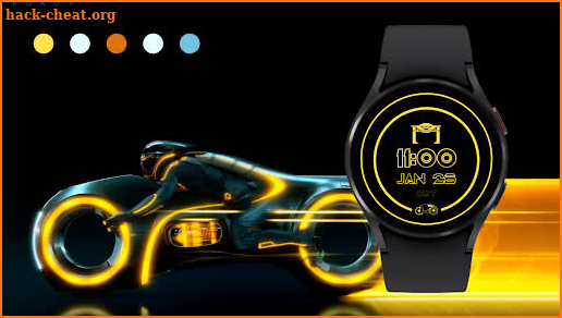 TRON Legacy Watch Face -WearOS screenshot