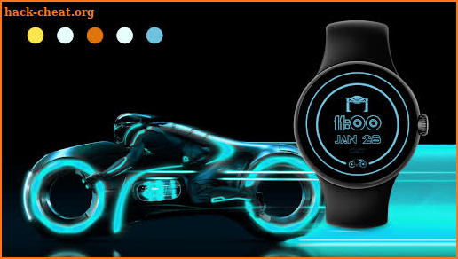 TRON Legacy Watch Face -WearOS screenshot