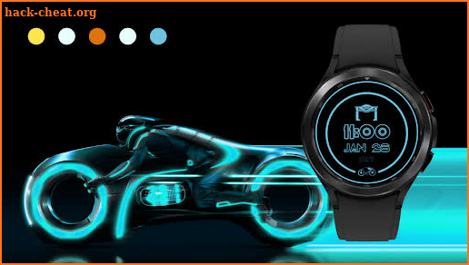 TRON Legacy Watch Face -WearOS screenshot