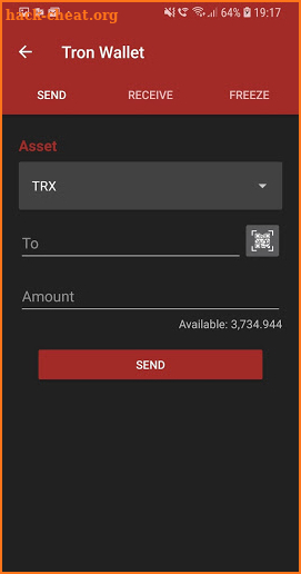 Tron Wallet screenshot