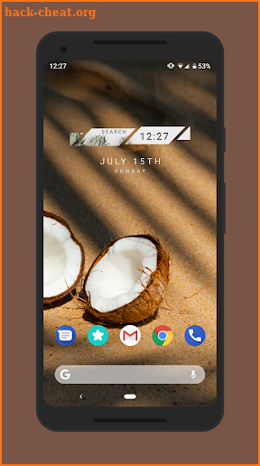 Tropical KWGT screenshot