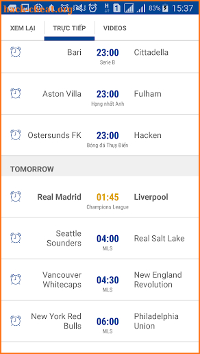 Trực tiếp bóng đá HD screenshot